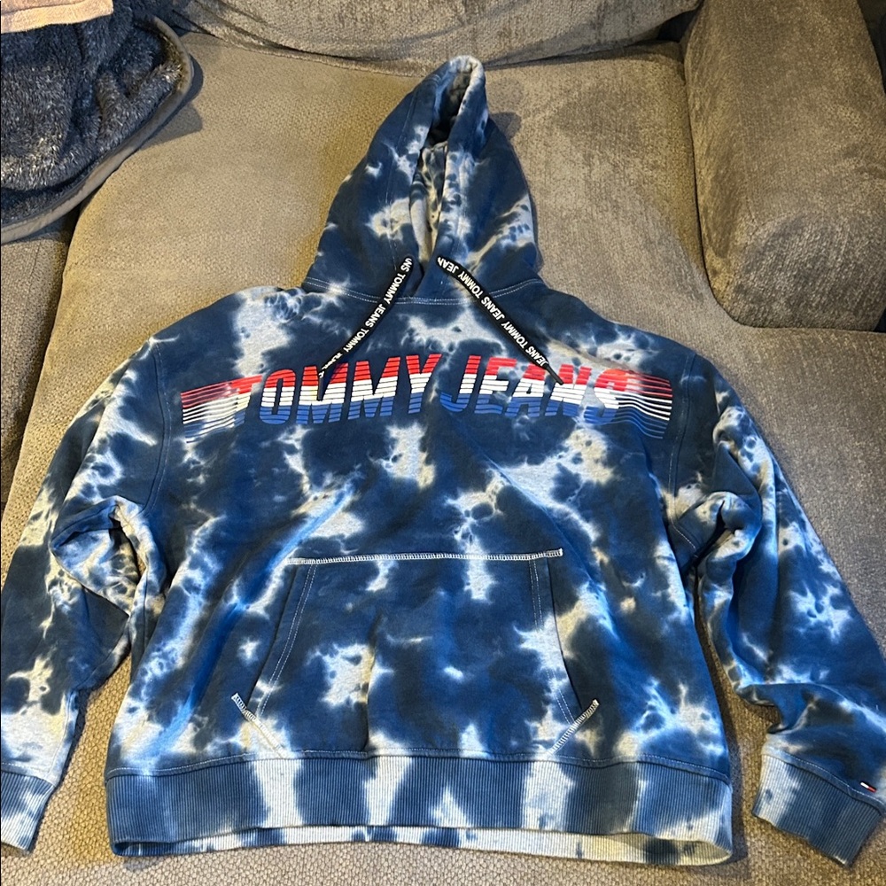 Tommy Hilfiger Blue Tie-Dye Sweatshirt
